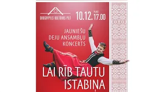 Tautas deju koncerts "Lai rīb tautu istabiņa"