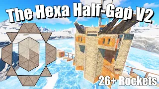 The Hexa Half-Gap V2 | A Hyper Efficient Solo/Duo/Trio Peekdown Base - Rust