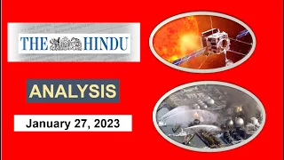 The Hindu Newspaper Analysis | 27 January 2023 | Current Affairs | UPSC