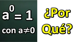 POR QUÉ UN NÚMERO ELEVADO A 0 DA 1