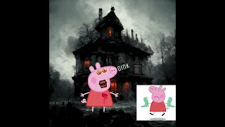 peppa pig in a scary house | daddy attacked perpa pig