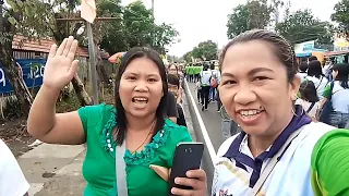 Early morning parade last May 3, 2023 for the Carabao-Carroza Race in celebration of Pista sa Pavia