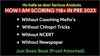 HOW I CLEARED UPSC PRELIMS 2023 Not *with ease*| Anonymous UPSC Aspirant Pathshala|#upsc2024Strategy