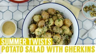 Potato salad with a gherkin twist