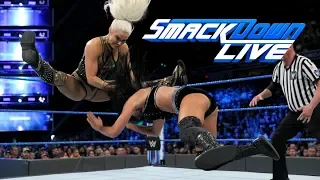 Money In The Bank Qualifying Match Smackdown Live:Billie Kay/w Peyton Royce vs Lana/w Aiden English