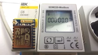 Собираем данные с SDM220 в системе умного дома