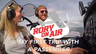 Pilot's wife is his first passenger | Microlight flight from Barton | ATC Audio