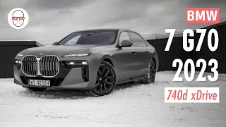 BMW 740d xDrive 2023 G70 test PL Pertyn Ględzi