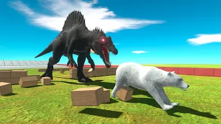 Run Away from Deadly Spinosaurus - Animal Revolt Battle Simulator