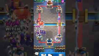 witch swarm clone clash royal || satisfing