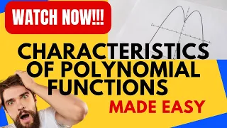 Characteristics of a Polynomials #viral #trending #maths #algebra2 #graph