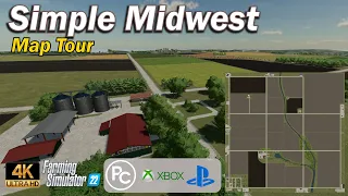 Simple Midwest | Map Tour | Farming Simulator 22