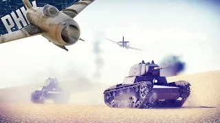 T-26 & MIG-17 COMBO - Still BIAS! (War Thunder Tanks Gameplay)