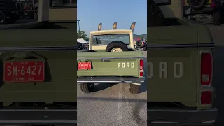 Ford Bronco Classic 😍 At the Stampede 2023 in Smokies Vintage Antique Cars #offroad #4x4