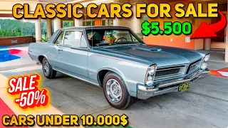 20 Magnificent Classic Cars Under $10,000 Available on Craigslist Marketplace! Perfect Cars!