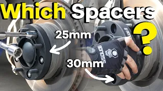 How big of spacers do I need for Land Cruiser?| 25mm or 30mm? |BONOSS