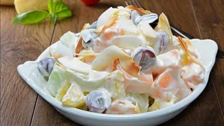 Russian Salad Recipe|Healthy salad recip |Best Healthy Tasty Salad Best For  Parties Ajj Kiya pakkye