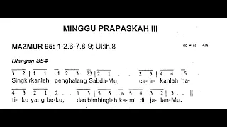 [Edisi Lama] Minggu, 12 Maret 2023 - MINGGU PRAPASKAH III (Ketiga) - Mazmur Tanggapan - Tahun A