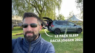 ESSAI DACIA PACK SLEEP