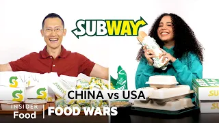 US vs China Subway | Food Wars | Insider Food