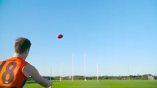 How to kick an AFL ball (Drop Punt, Torpedo & Banana Kicks)