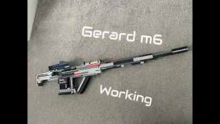 Working Lego sniper riffle Gepard m6