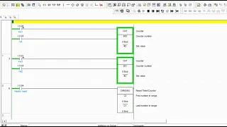 Reset Counter Timer - CNTR Instruction in Omron PLC Programming