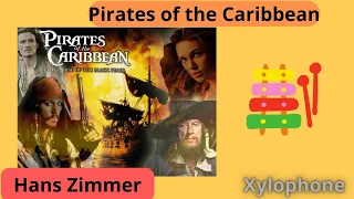 Pirates of the Caribbean Hans Zimmer with Xylophone Sheet Music Scrolling Orchestral Accompaniment