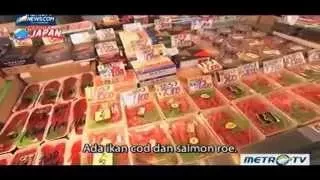 Tsukiji Market Japan   Salmon Roe japan 1080p