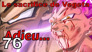 DRAGON BALL SUPER CHAPITRE 76 RÉSUMÉ COMPLET FRANÇAIS : LA MORT DE VEGETA ULTRA EGO