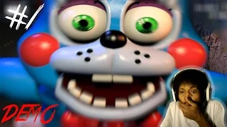 WARNING: NIGHTMARE FUEL | Five Nights At Freddy's 2 - Night One COMPLETE