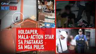 Holdaper, mala-action star sa pagtakas sa mga pulis | GMA Integrated Newsfeed
