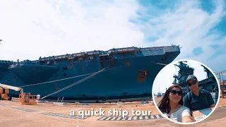 USS Dwight D. Eisenhower (quick tour)