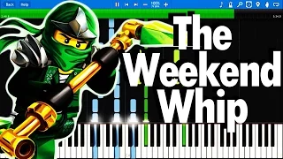 LEGO Ninjago theme song - The Fold : The Weekend Whip | Synthesia Piano Tutorial