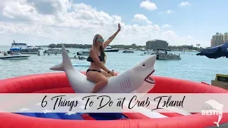 6 Things To Do at Crab Island in Destin, Florida | Things To Do In Destin