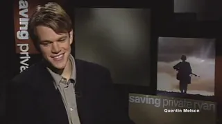 Tom Hanks, Matt Damon and Edward Burns Interviews on "Saving Private Ryan (July 22, 1998)
