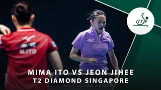 Mima Ito vs Jeon Jihee  | T2 Diamond Singaopore (SF)