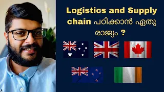 Which country for Logistics and Supply chain management .UK, Canada, New Zealand, Ireland , Canada?