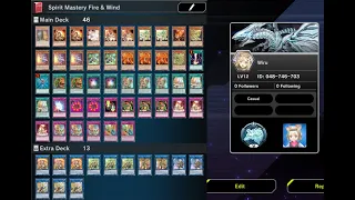 [Yugioh Master Duel] Using Spiritual Mastery Deck (Burn/Return memes)