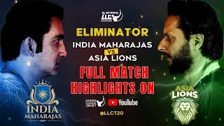 INDIA MAHARAJAS VS ASIAN LIONS _ Legends League HIGHLIGHTS