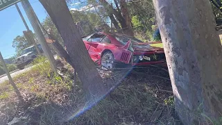 FERRARI F40 CRASH IN AUSTRALIA 2020