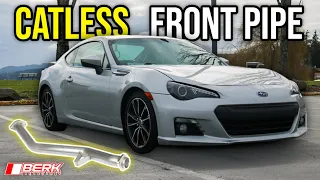 Berk Technology Catless Front Pipe Install for my FRS/BRZ/GT86 *LOUD*
