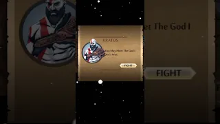 Shadow Fight 2 Edit 🔥 Sing for the moment Kratos (GOD OF WAR)