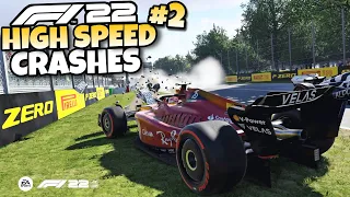 F1 22 HIGH SPEED CRASHES #2