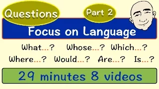 Question Patterns - what?, whose?, would? + more   | Learn English - Mark Kulek ESL
