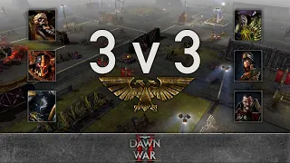 Warhammer 40,000: Dawn of War 2 - 3v3 | N0oblet + Adreva + Atro [vs] Ghaz + Thunderborn + Baltazar