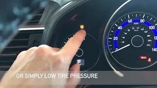 How To Turn Off Low Tire Pressure Indicator (Honda Fit 2015)