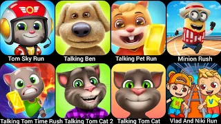 Talking Pet Run,Talking Ben,Talking Pet Run,Minion Rush,Talking Tom Time Rush,Talking Tom Cat 2,V...