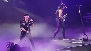 Scorpions at Kia Forum performing their classic Rock You Like a Hurricane
