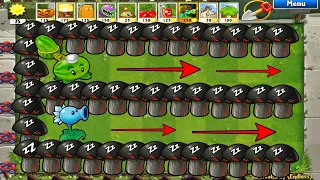 Doom Snow Pea Vs Doom Melon pult Vs 99 Gargantuar Ultimate PvZ Hack #plantsvszombies